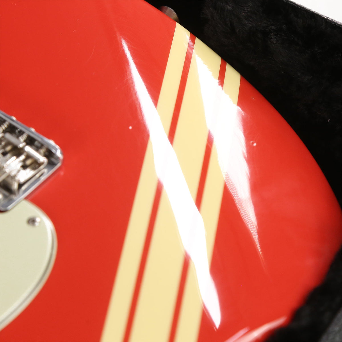 Fender Custom Shop 1960 Stratocaster Closet Classic Fiesta Red with Racing Stripe 2007 NAMM Limited — 9