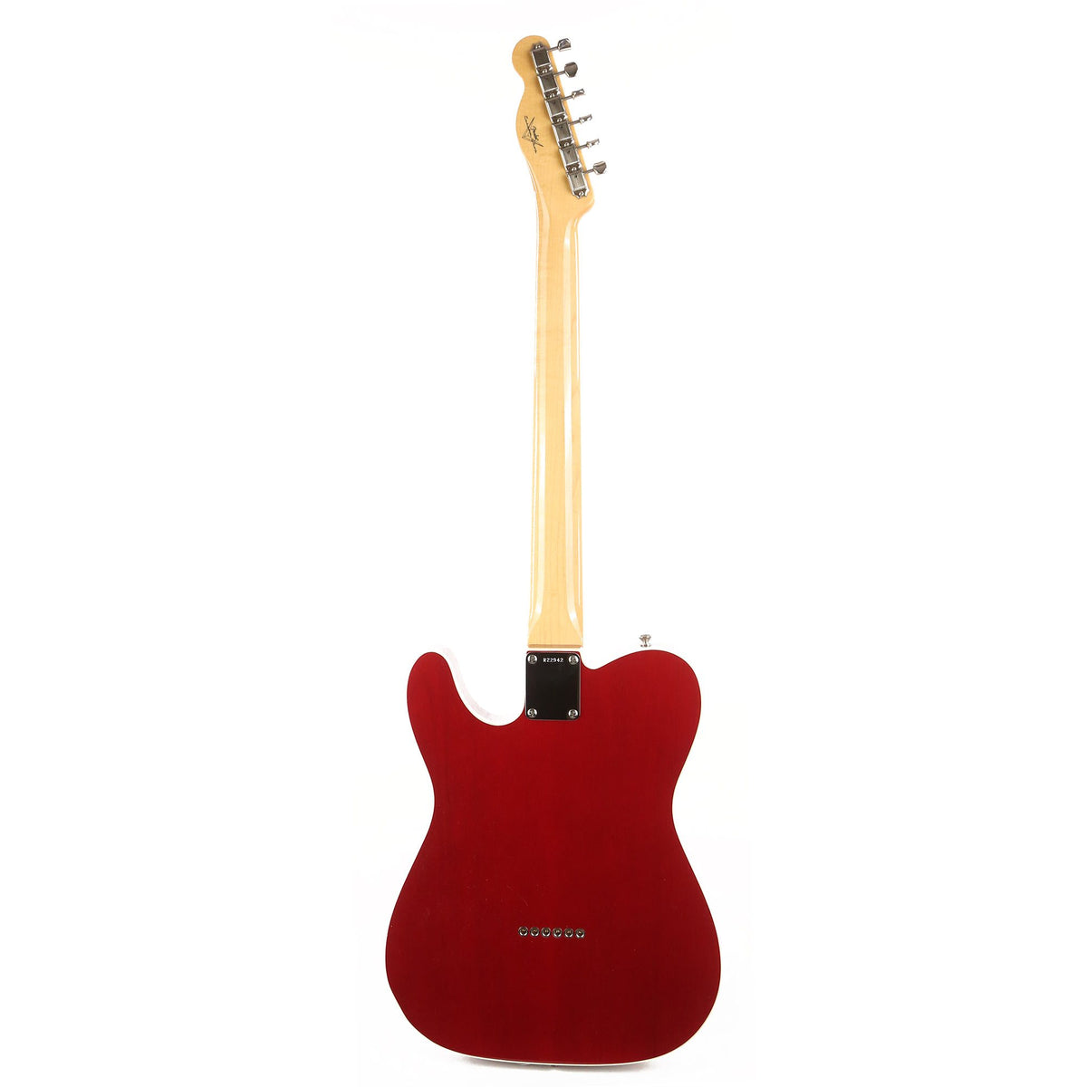 Fender Custom Shop 1960 Custom Telecaster NOS Crimson Red Transparent 2005 — 3