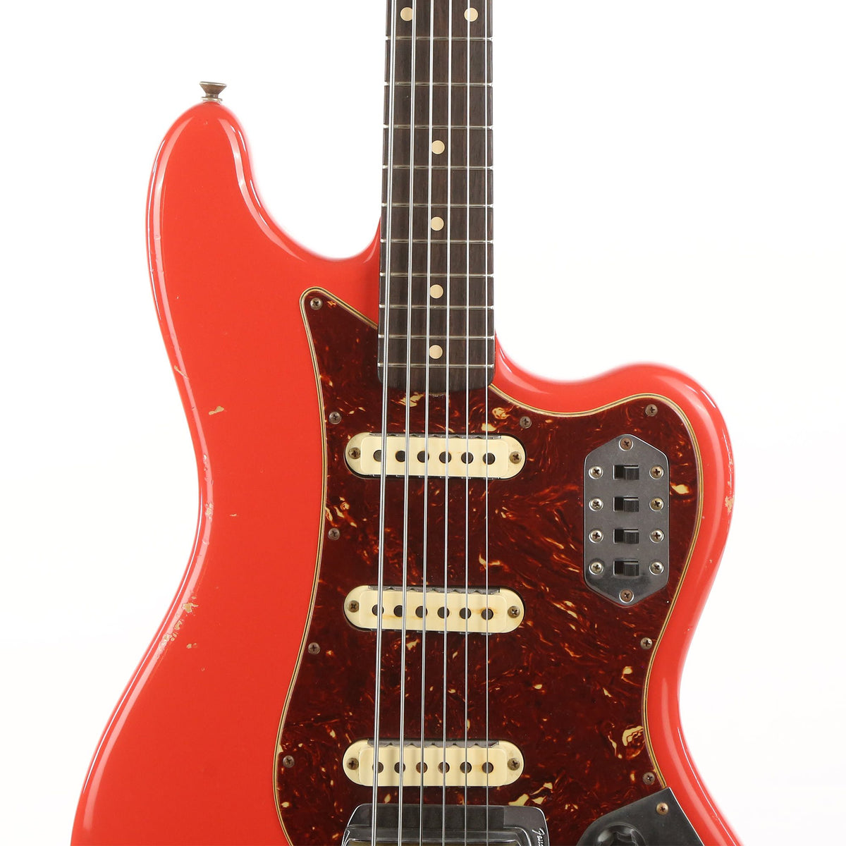 Fender Custom Shop Bass VI Relic Fiesta Red 2009 — 6