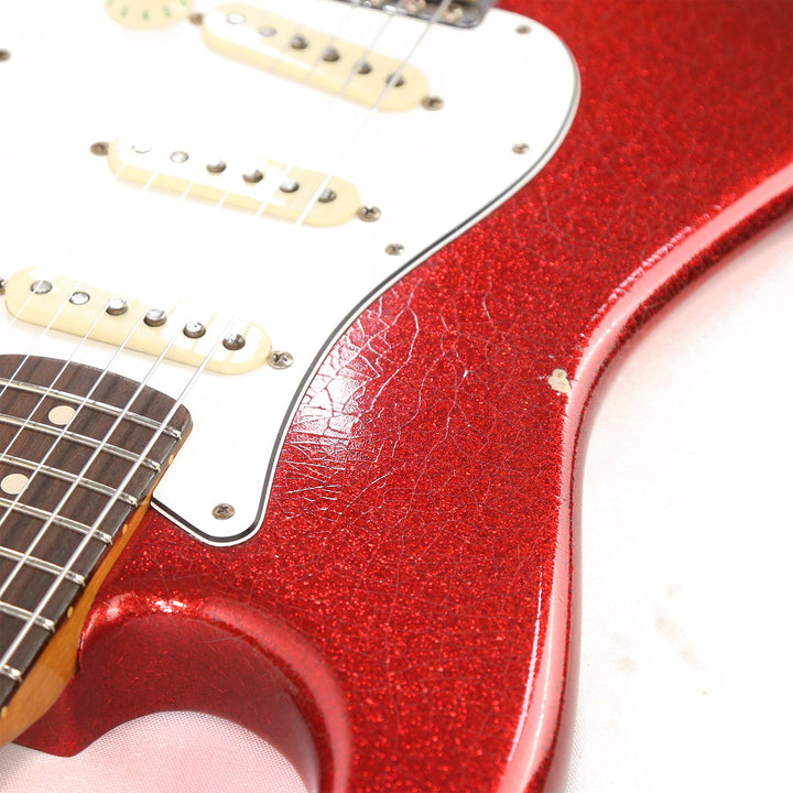 Fender Custom Shop L-Series 1964 Stratocaster Journeyman Relic Red Sparkle 2016