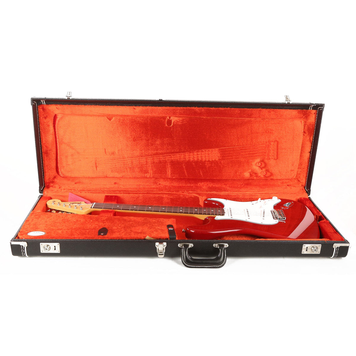 Fender Custom Shop 1965 Mahogany Stratocaster Crimson Red Transparent Masterbuilt Greg Fessler 2011 — 8