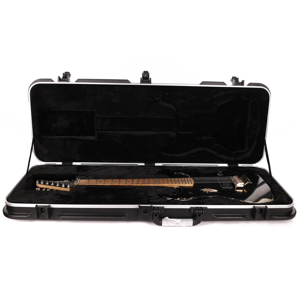 Charvel Custom Shop San Dimas Nitro Aged Black with Matching Headstock — 11