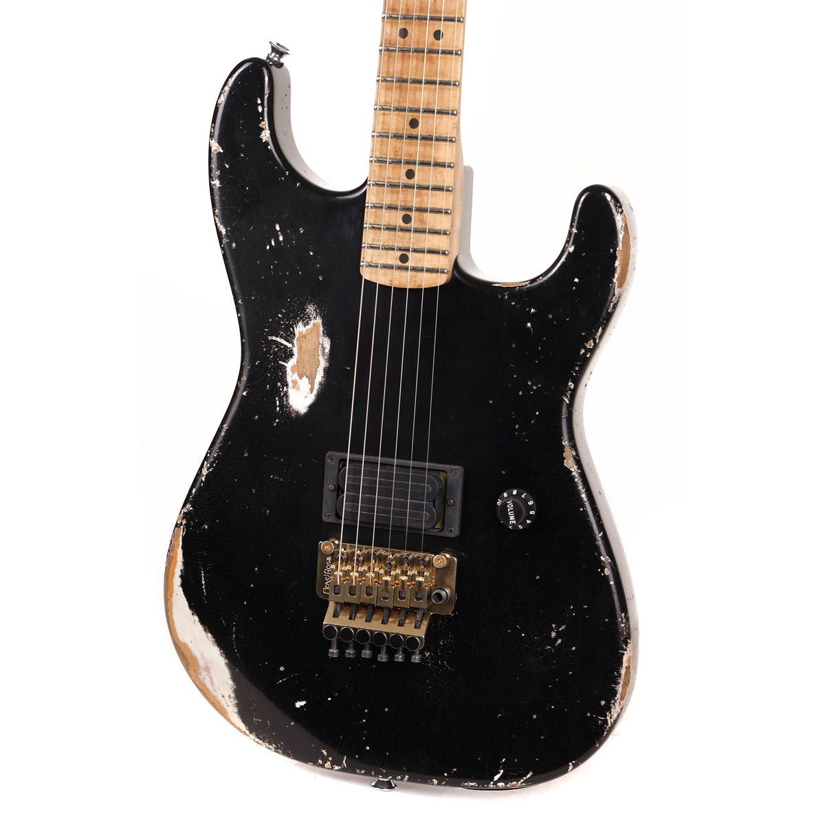 Charvel Custom Shop San Dimas Nitro Aged Black with Matching Headstock — 6