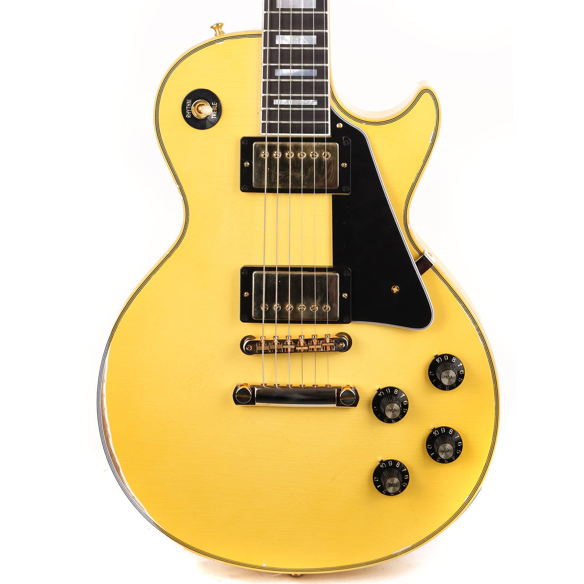 Gibson Custom Shop '74 Les Paul Custom Murphy Lab Aged Classic White Made 2 Measure — 1