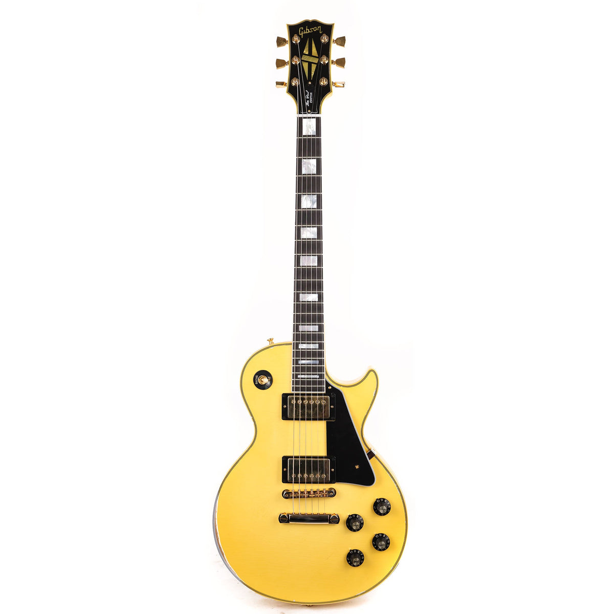 Gibson Custom Shop '74 Les Paul Custom Murphy Lab Aged Classic White Made 2 Measure — 2