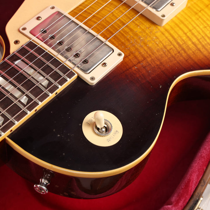 Gibson Custom Shop 1959 Les Paul Reissue Kindred Burst Fade Heavy Aged Made 2 Measure