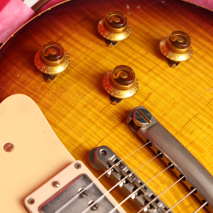Gibson Custom Shop 1959 Les Paul Reissue Kindred Burst Fade Heavy Aged The Music Zoo