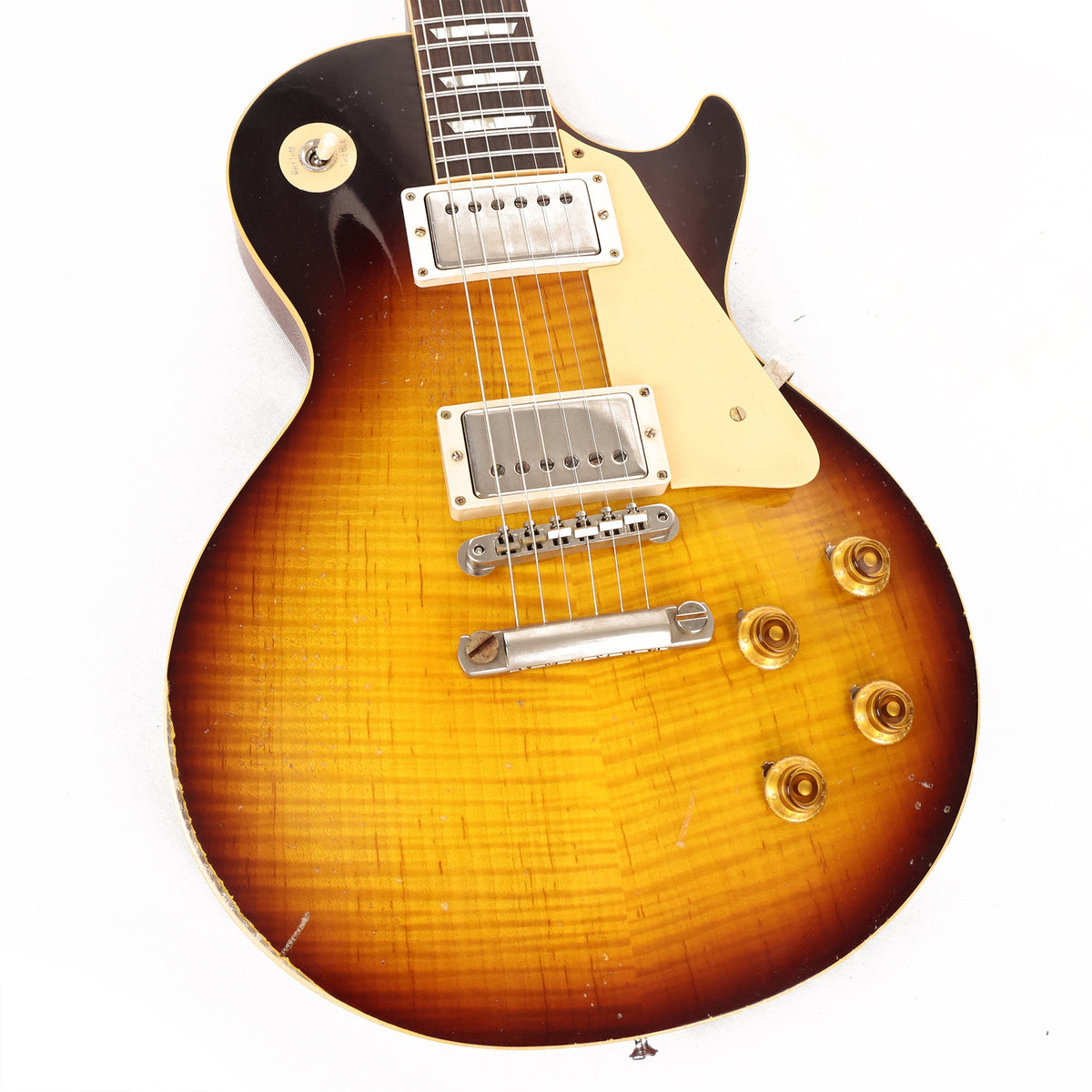 Gibson Custom Shop 1959 Les Paul Reissue Kindred Burst Fade Heavy Aged Made 2 Measure — 10