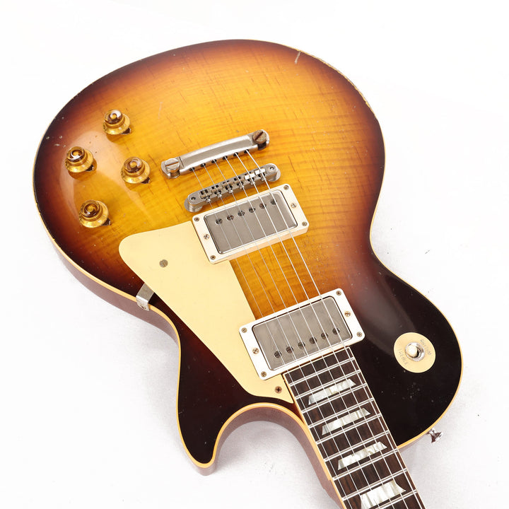 Gibson Custom Shop 1959 Les Paul Reissue Kindred Burst Fade Heavy Aged Made 2 Measure
