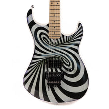 Kramer Custom Graphics Series The '84 The Illusionist 3D Black and White Swirl