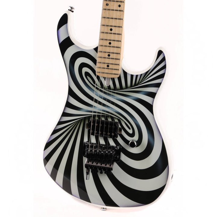 Kramer Custom Graphics Series The '84 The Illusionist 3D Black and White Swirl Used