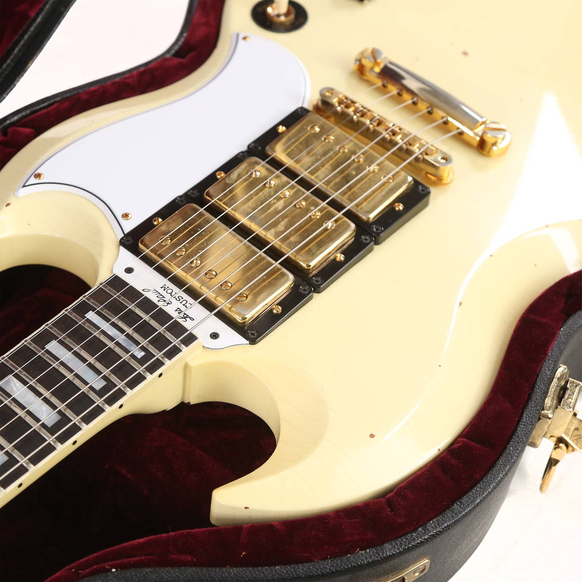 GIbson Custom Shop SG Custom Classic White Heavy Aged 2019 — 10