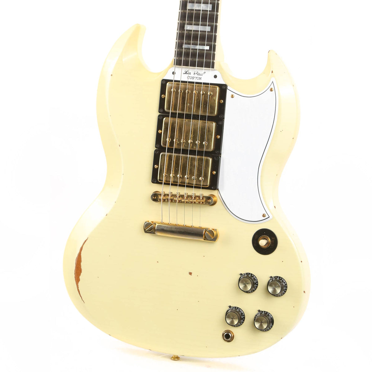 GIbson Custom Shop SG Custom Classic White Heavy Aged 2019 — 7