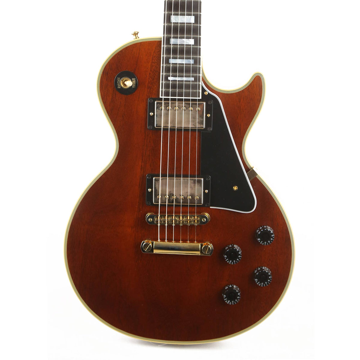 Gibson Custom Shop Les Paul Custom Mahogany Top Walnut Stain Made 2 Measure 2020 — 1