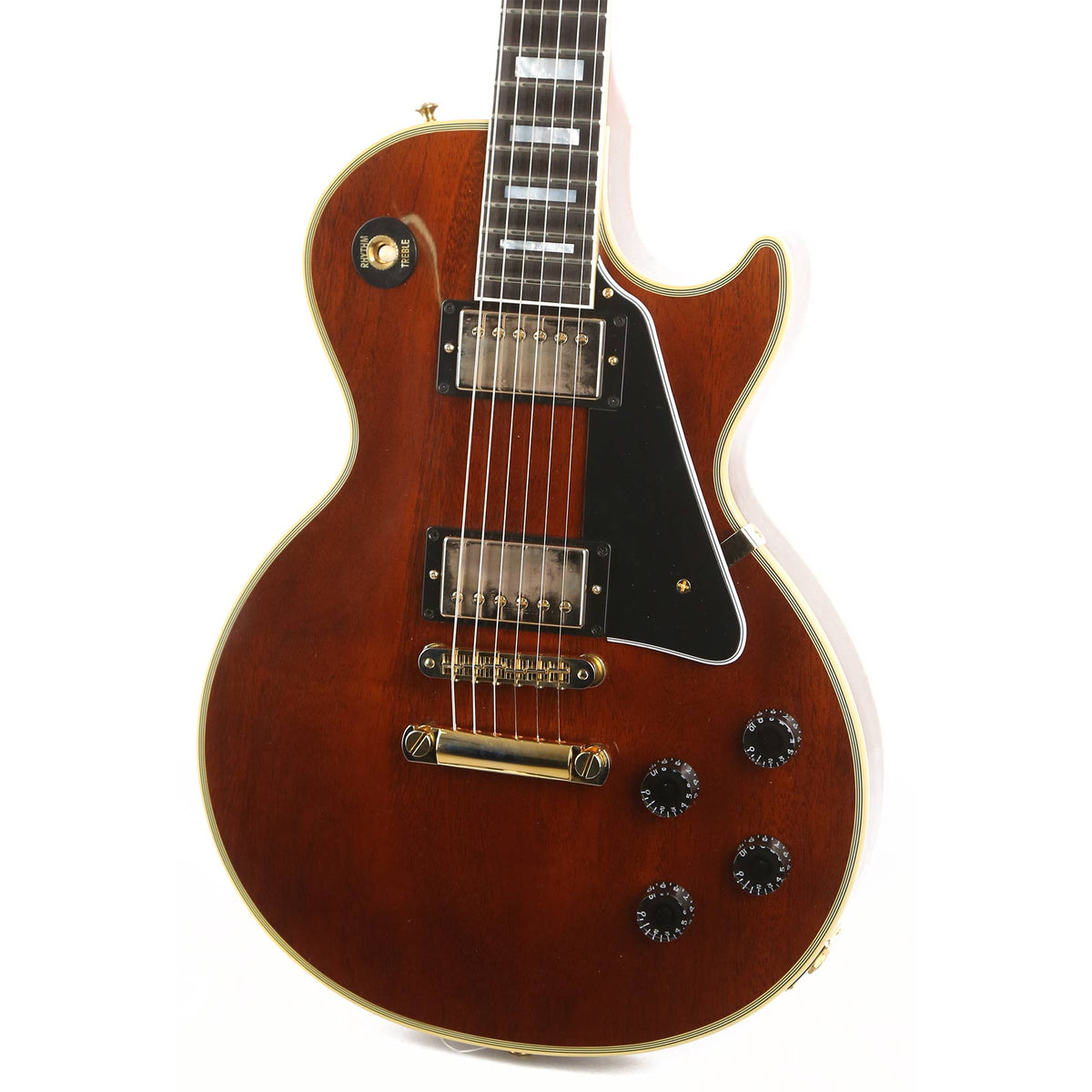 Gibson Custom Shop Les Paul Custom Mahogany Top Walnut Stain Made 2 Measure 2020 — 7
