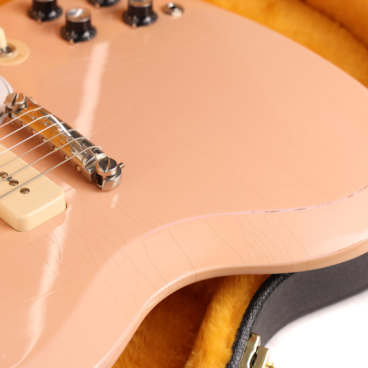Gibson Custom Shop SG Special Shell Pink Lightly Aged Made 2 Measure — 8