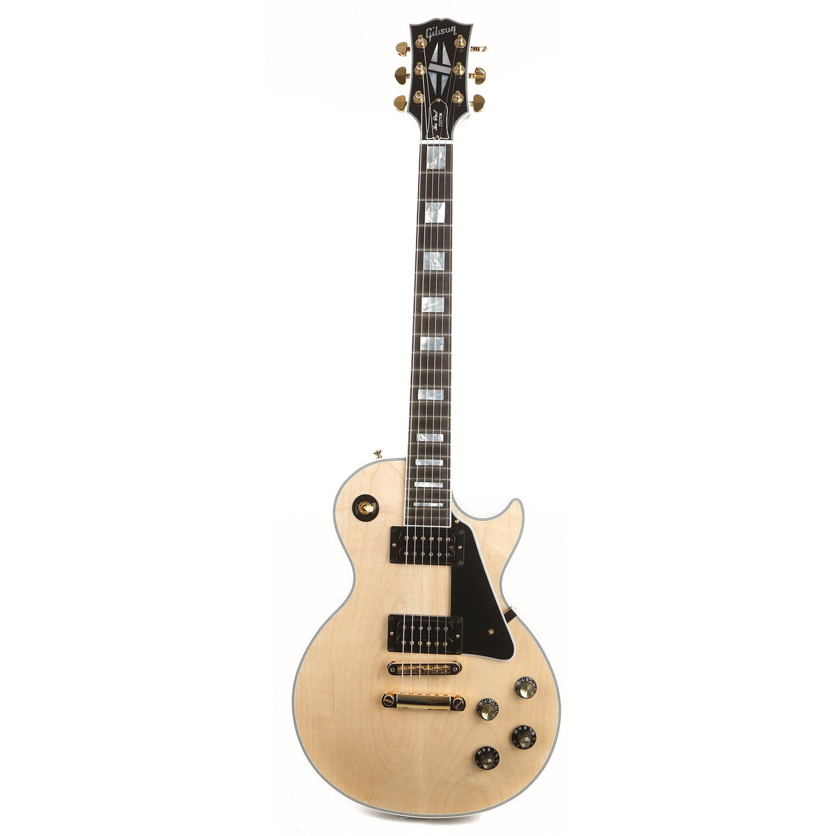 Gibson Custom Shop Les Paul Custom Natural Top Ebony Body Made 2 Measure 2020 — 2