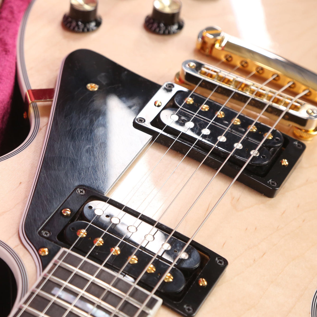 Gibson Custom Shop Les Paul Custom Natural Top Ebony Body Made 2 Measure 2020 — 8