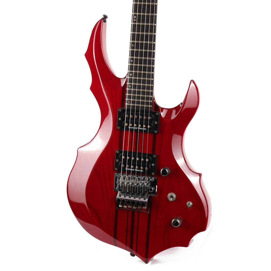 美品★Edwards E-FR-130GT/145GT Edwards E-FR-130GT Forest See-Thru Red | The Music Zoo