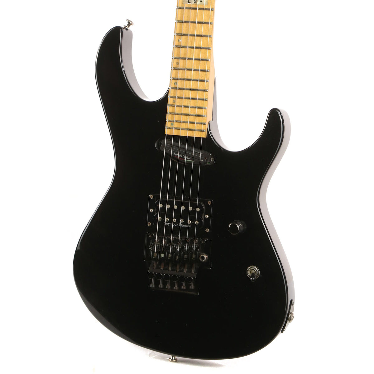 ESP Made in Japan Maverick Black Used | The Music Zoo