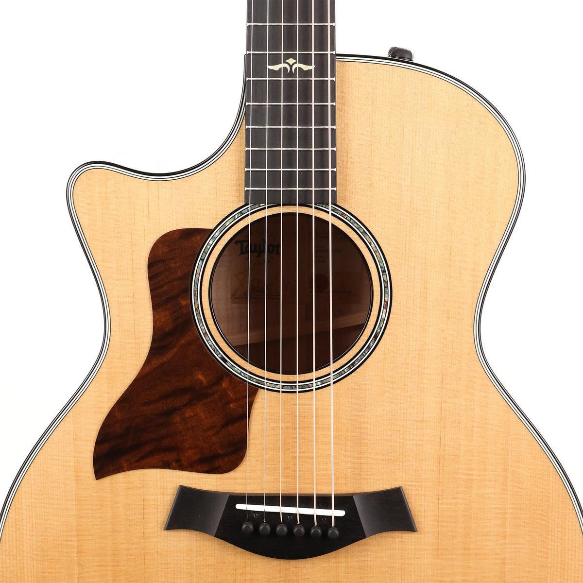 Taylor 614ce V-Class Grand Auditorium Left-Handed Acoustic Brown Sugar Stain — 6