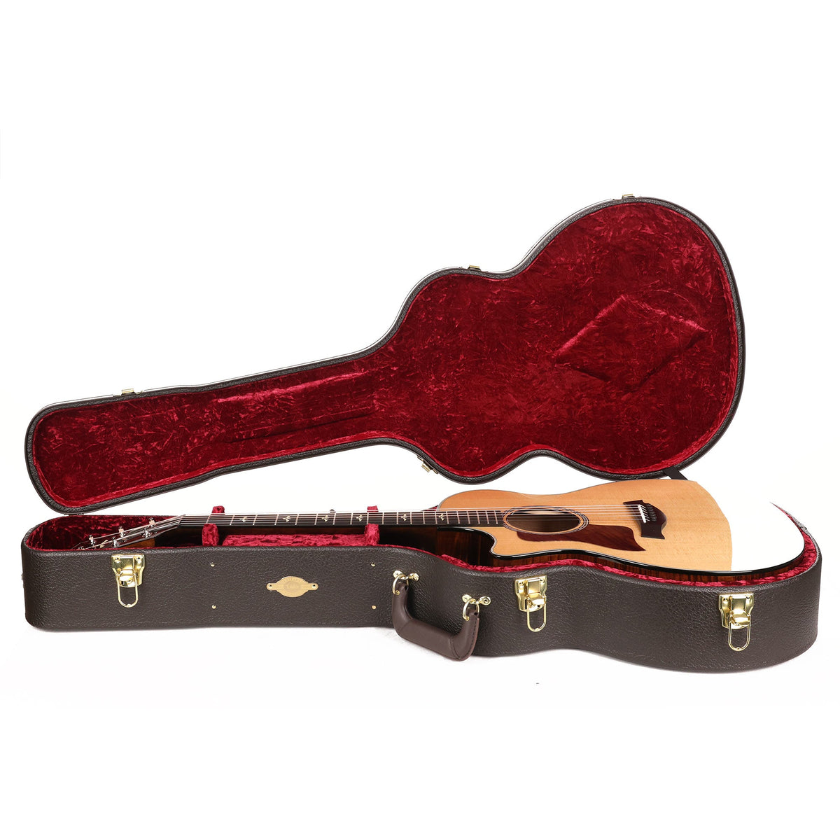 Taylor 614ce V-Class Grand Auditorium Left-Handed Acoustic Brown Sugar Stain — 9