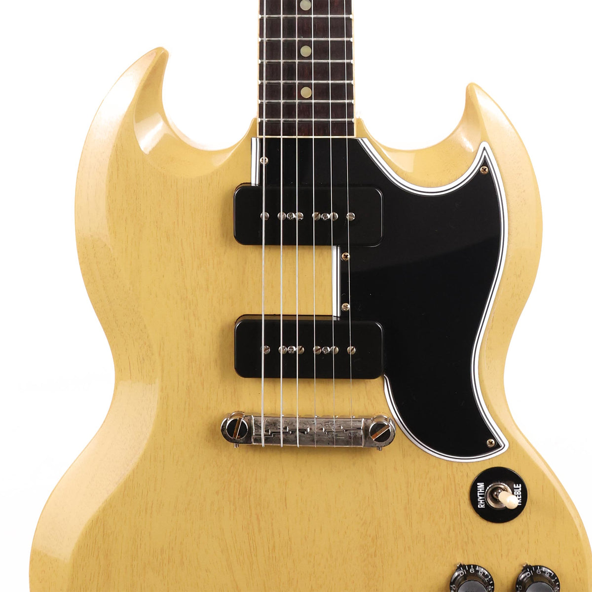 Gibson Custom Shop 1963 SG Special TV Yellow Made 2 Measure — 6