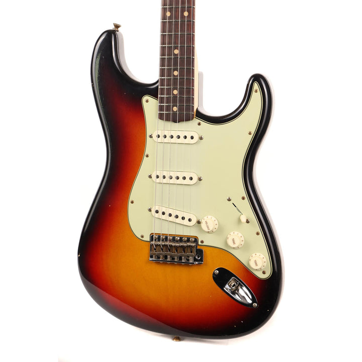 Fender Custom Shop 1962 Stratocaster Journeyman Relic 3-Tone Sunburst 2023