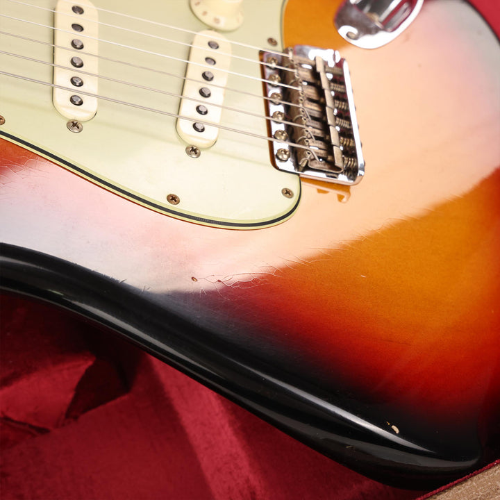 Fender Custom Shop 1962 Stratocaster Journeyman Relic 3-Tone Sunburst 2023