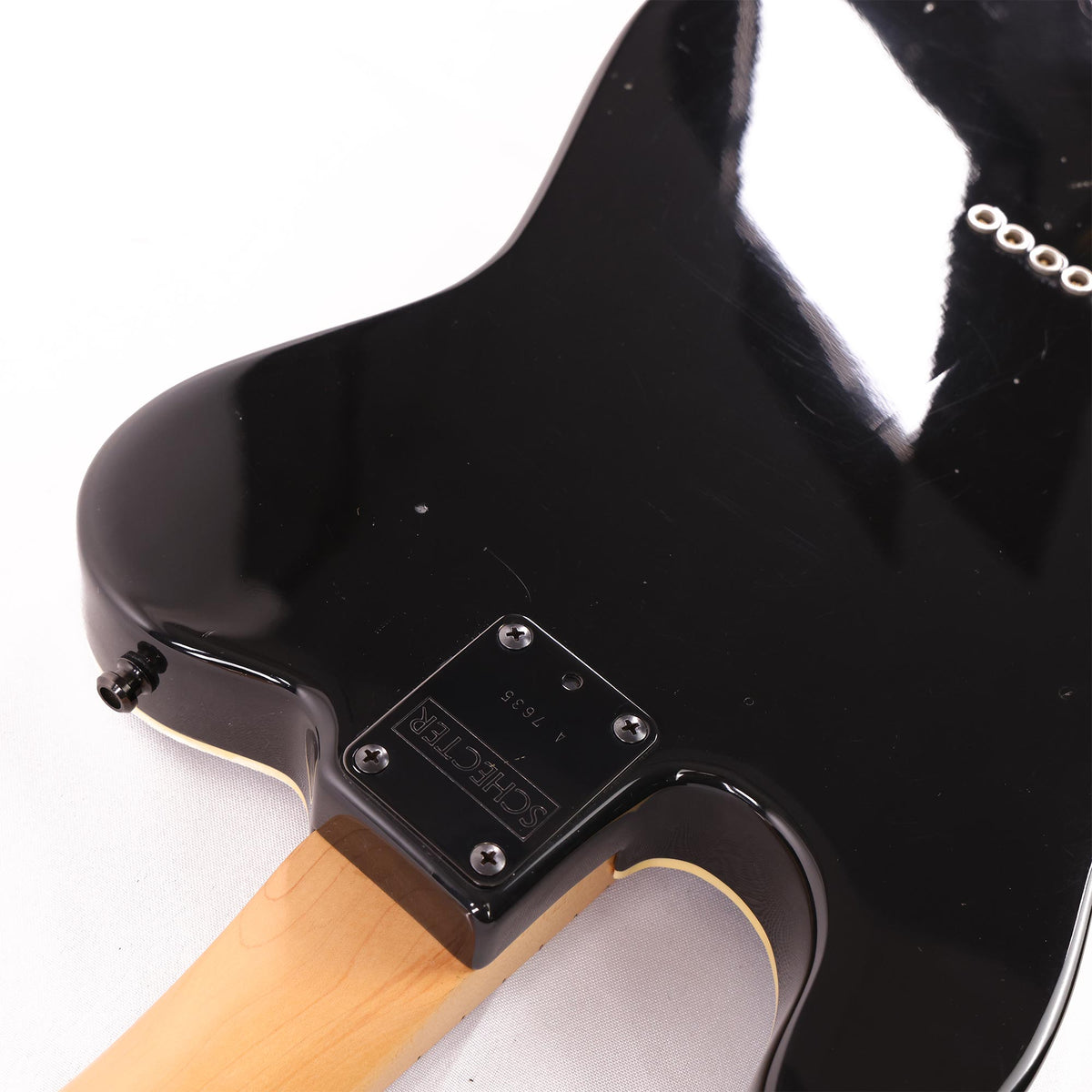 Schecter PT Dallas-Era Guitar Black 1985 — 8