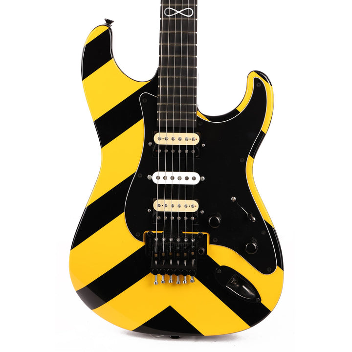 GJ2 Glendora Black and Yellow Graphic Guitar