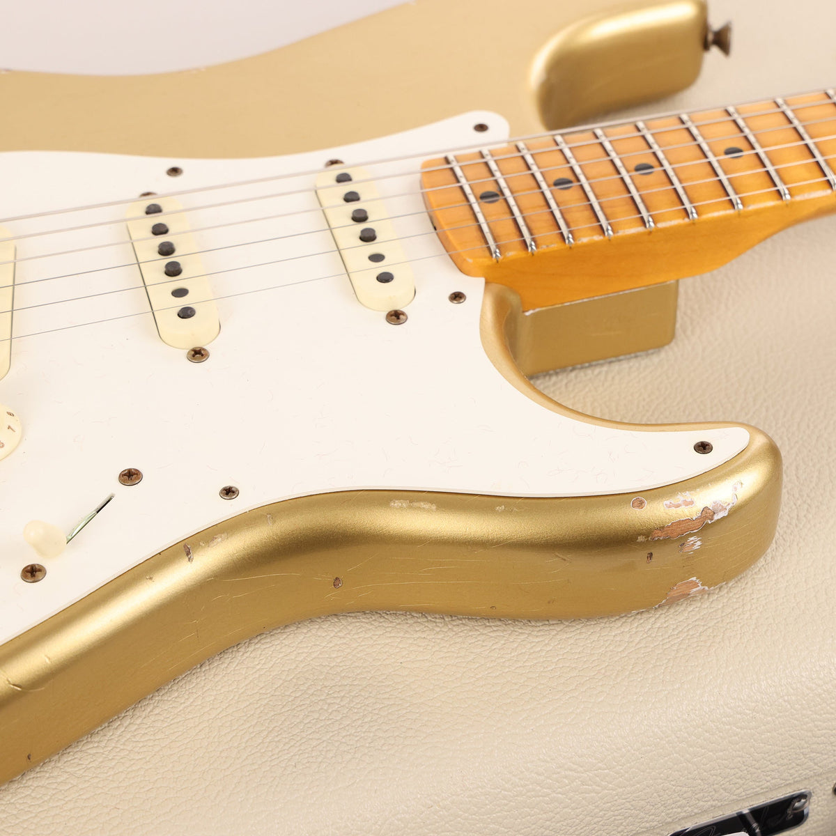 Fender Custom Shop Limited '57 Stratocaster Relic HLE Gold Summer — 10