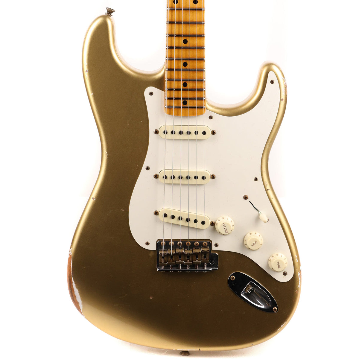 Fender Custom Shop Limited '57 Stratocaster Relic HLE Gold Summer — 1