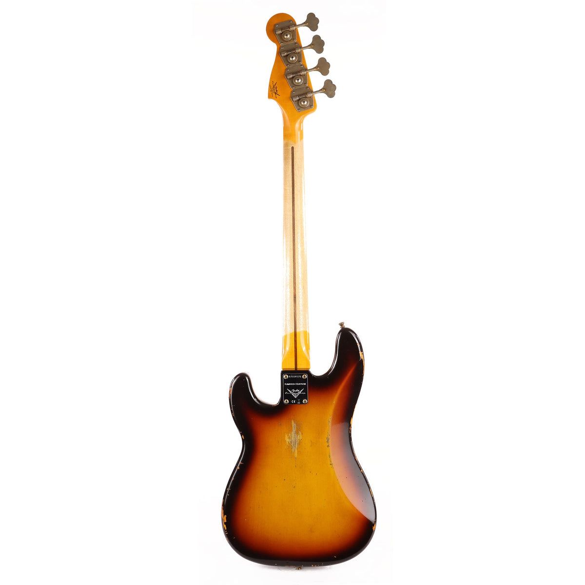 Fender Custom Shop Limited '58 Precision Bass Relic 3-Color Sunburst Summer NAMM 2021 Showpiece — 3