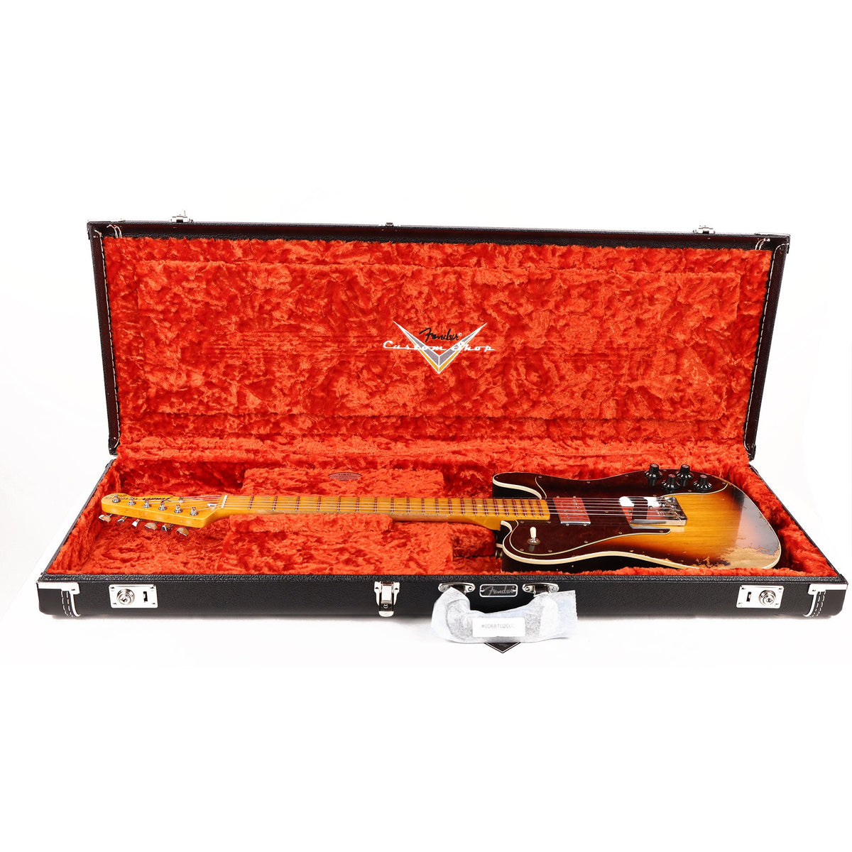Fender Custom Shop Double Custom Telecaster Heavy Relic Faded Aged 3-Tone Sunburst — 12