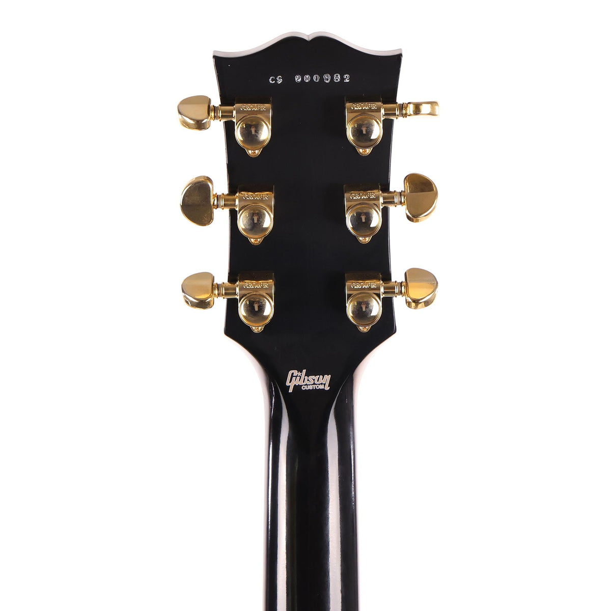 Gibson Custom Shop Les Paul Custom Natural Top Ebony Body Made 2 Measure — 5