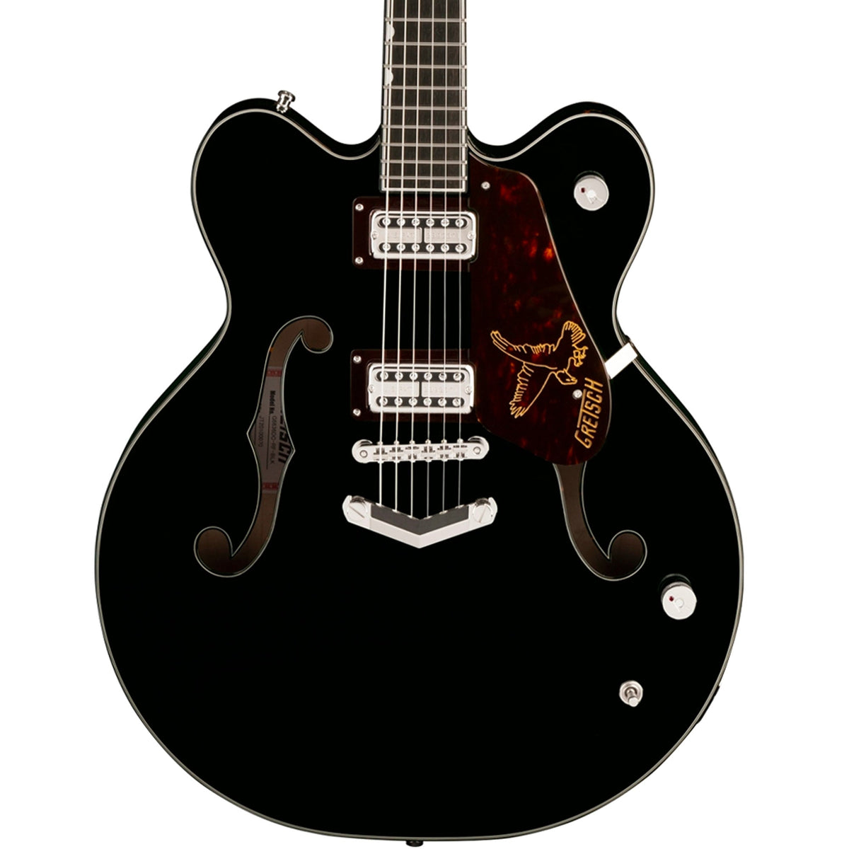 Gretsch G6136RF Richard Fortus Signature  Falcon Vintage Black V Stop — 1