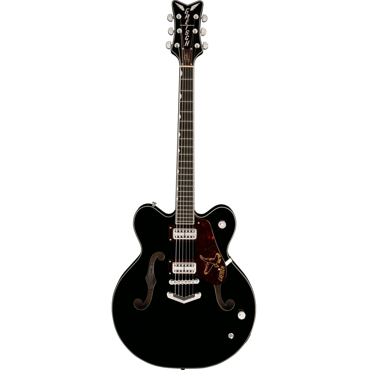 Gretsch G6136RF Richard Fortus Signature  Falcon Vintage Black V Stop — 2