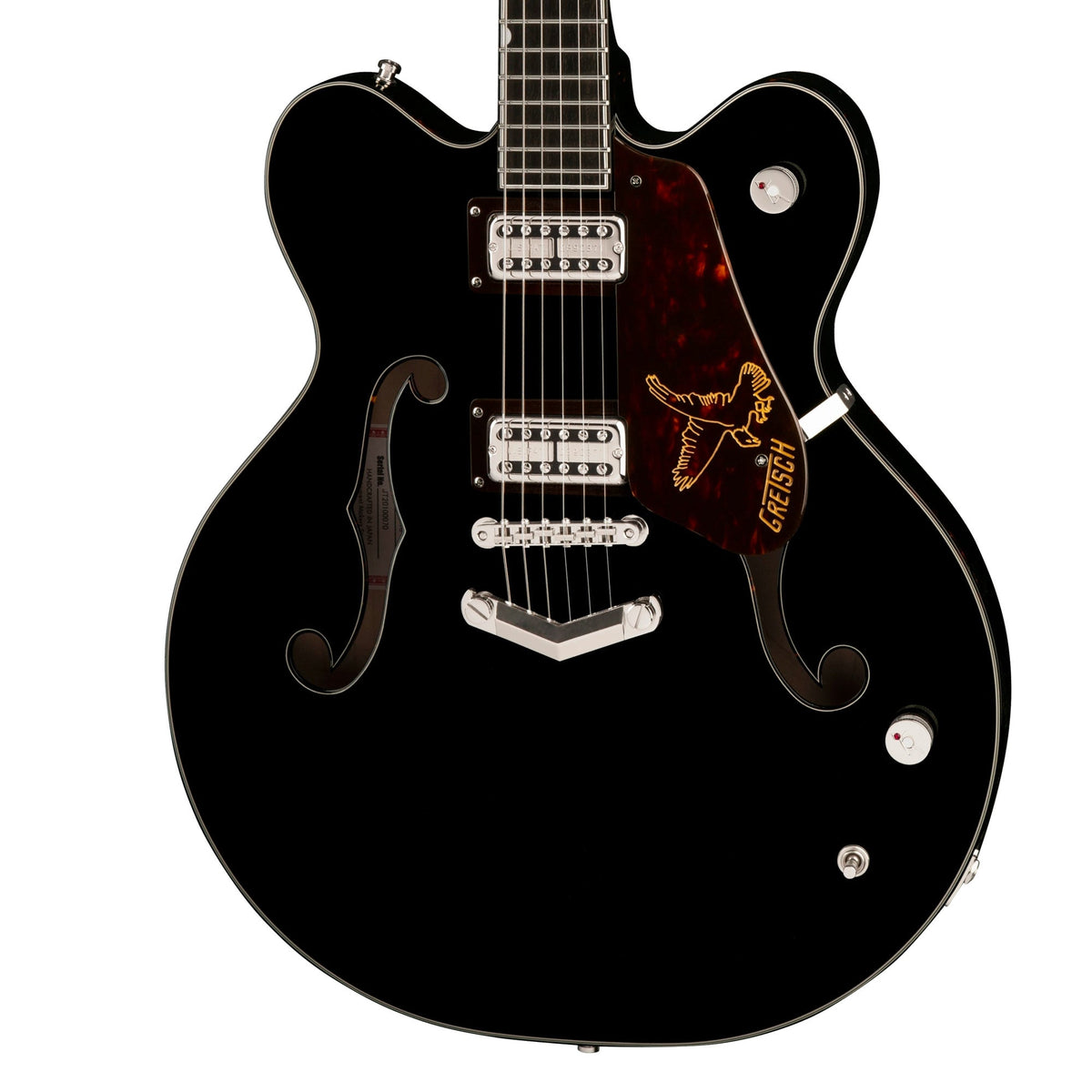 Gretsch G6136RF Richard Fortus Signature  Falcon Vintage Black V Stop — 6