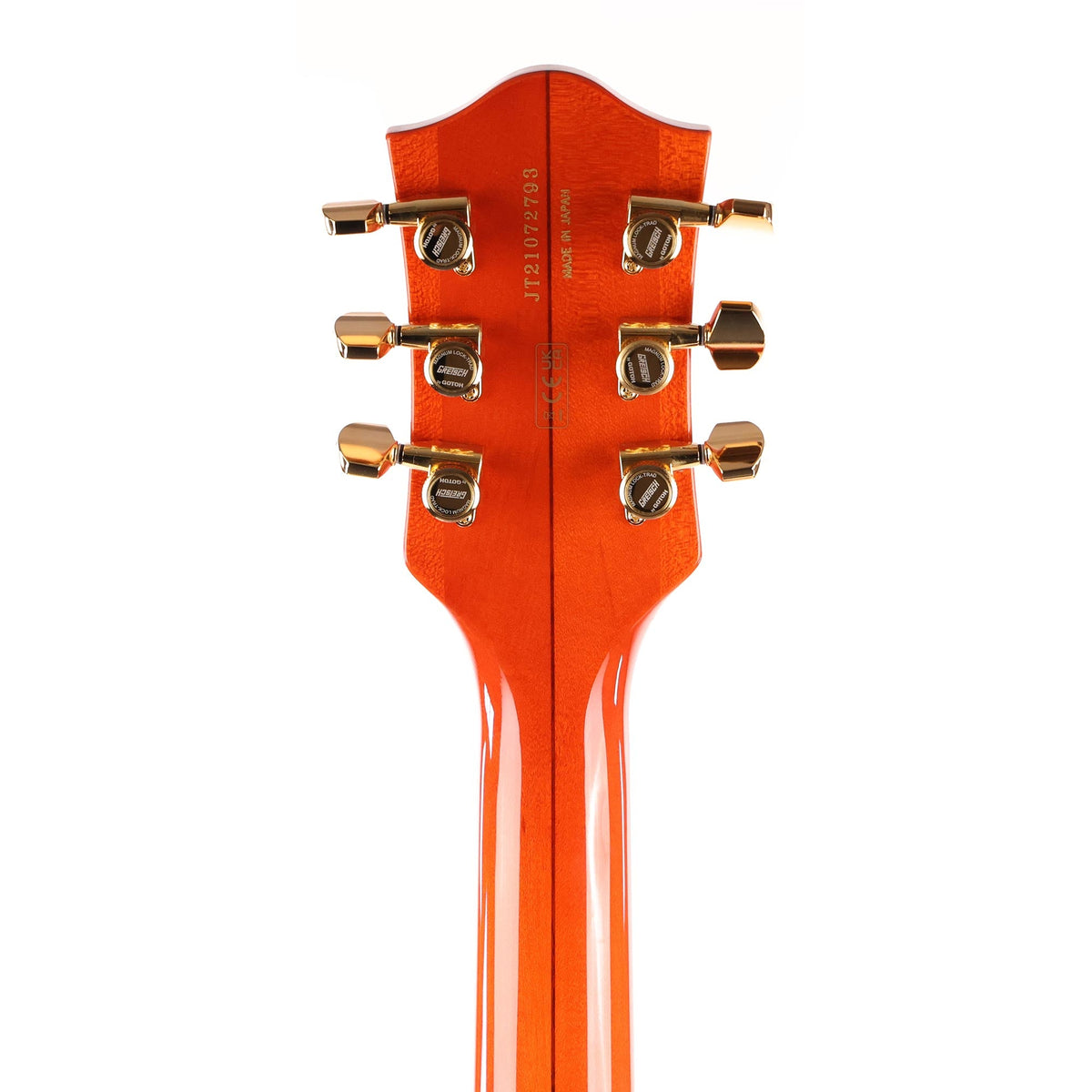 Gretsch G6120TG-LH Players Edition Nashville Left-Handed Orange Stain — 5