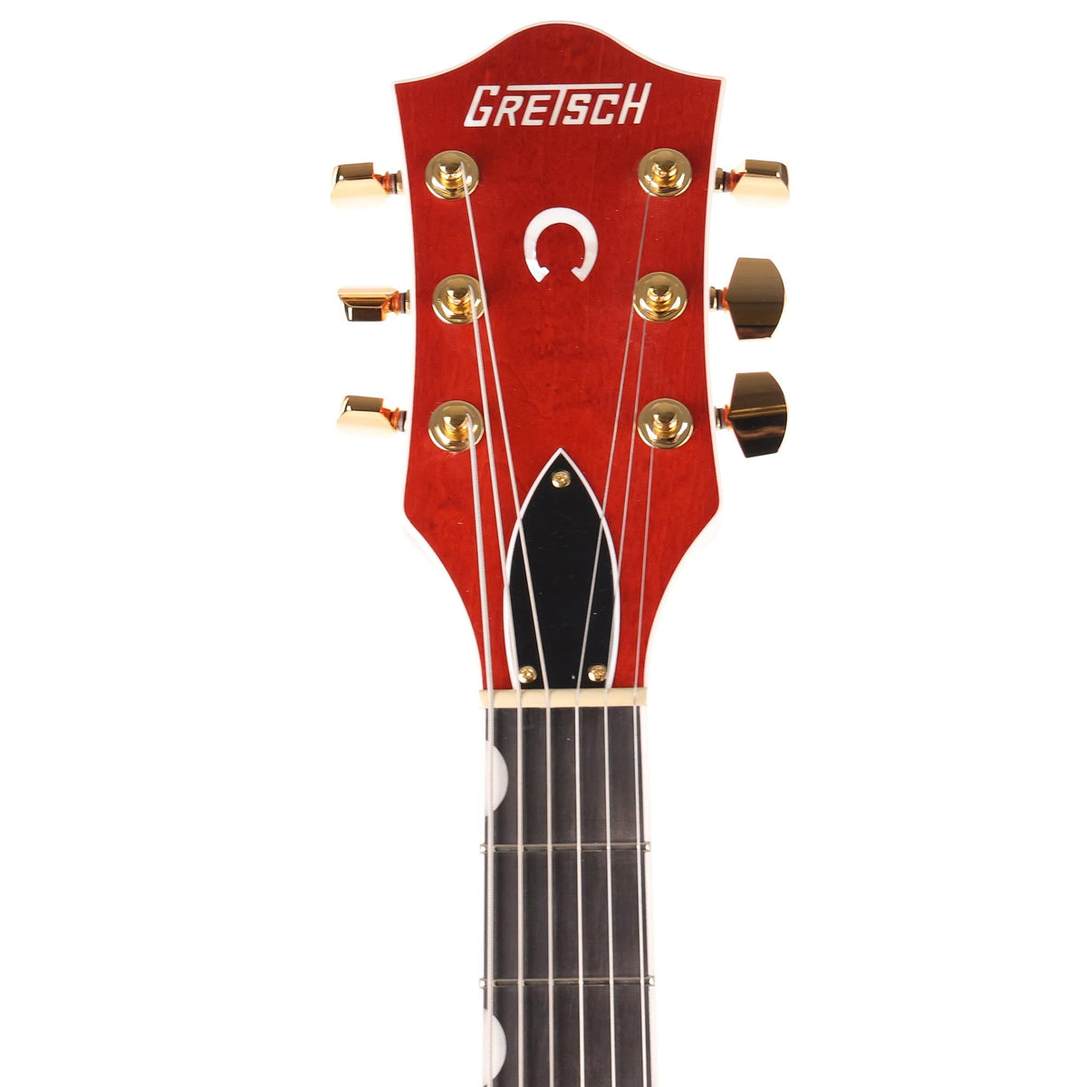 Gretsch G6120TG Players Edition Nashville Orange Stain — 4