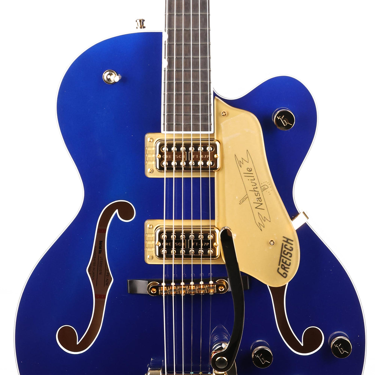 Gretsch G6120TG Players Edition Azure Metallic — 6