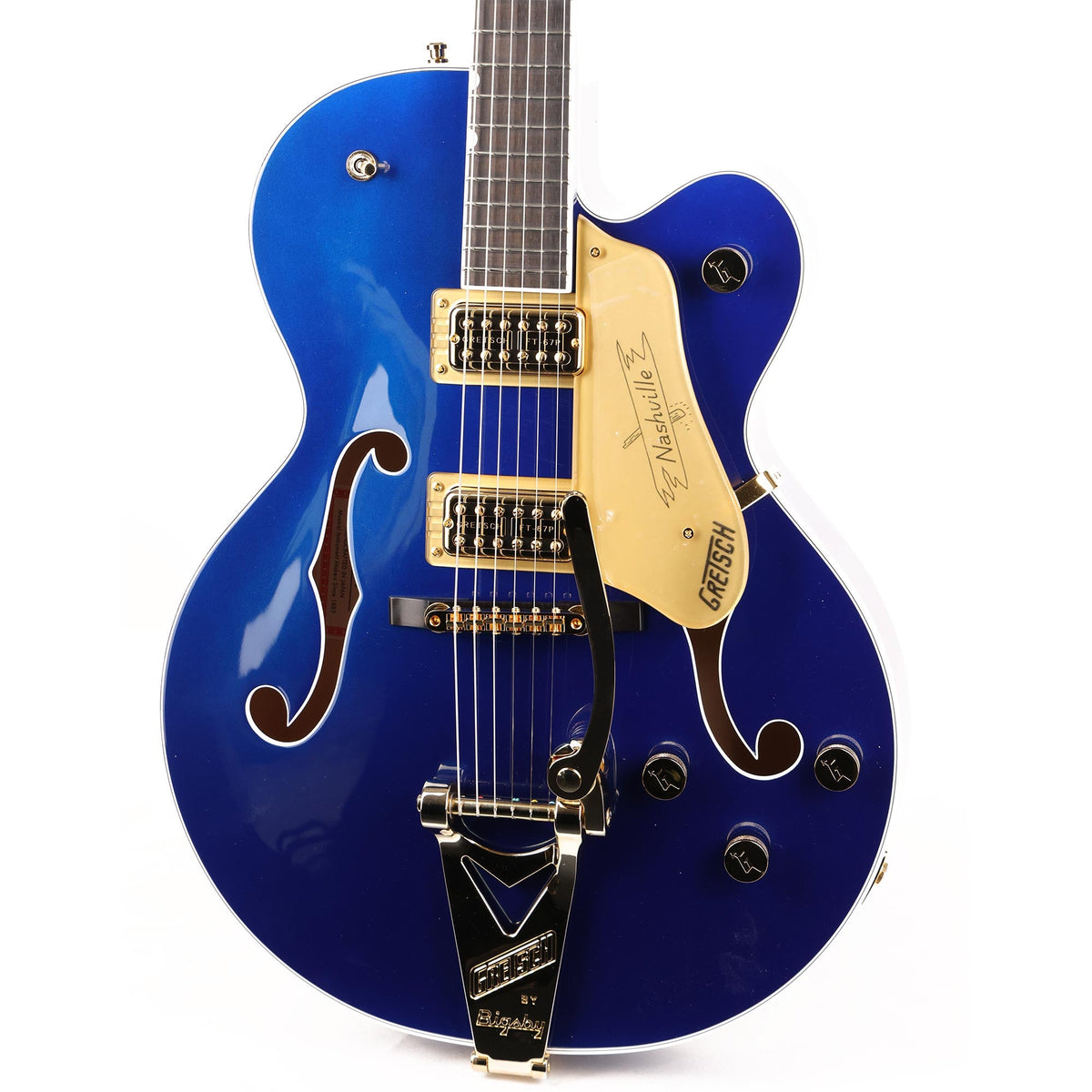 Gretsch G6120TG Players Edition Azure Metallic — 7