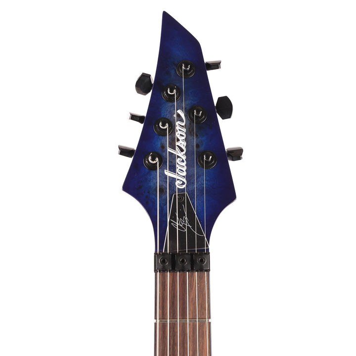 Jackson Pro Series Chris Broderick Signature Soloist 6P Transparent Blue Used