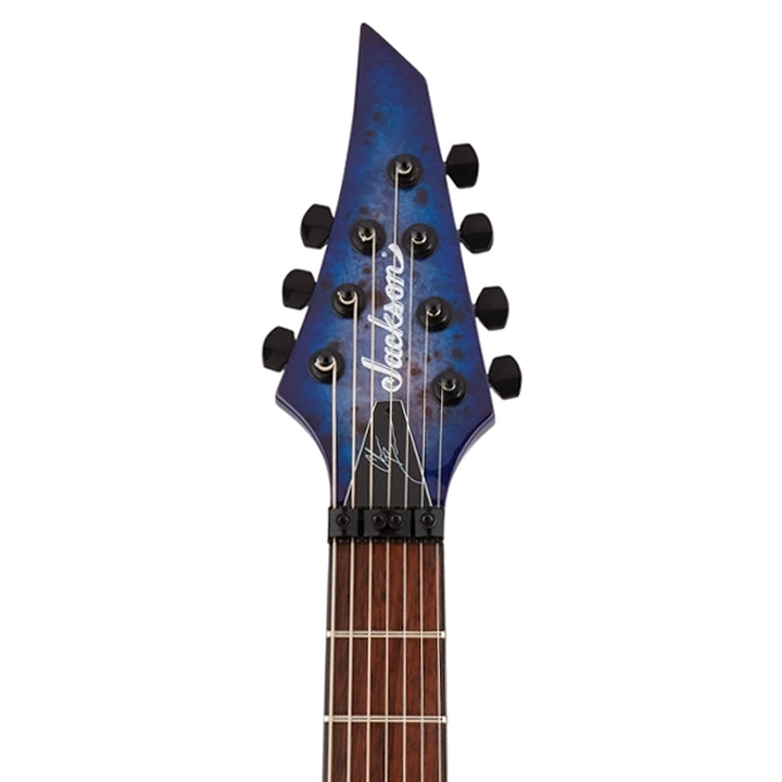 Jackson Pro Series Chris Broderick Signature Soloist 7P Transparent Blue Used