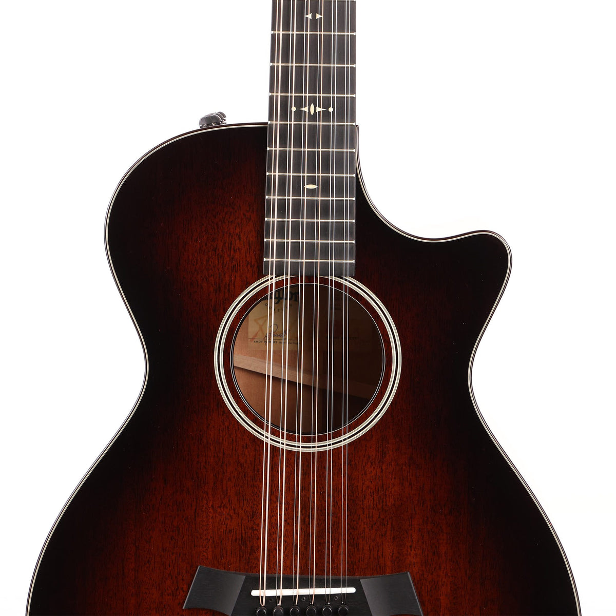 Taylor 562ce 12-Fret Grand Concert 12-String Acoustic Shaded Edgeburst — 6