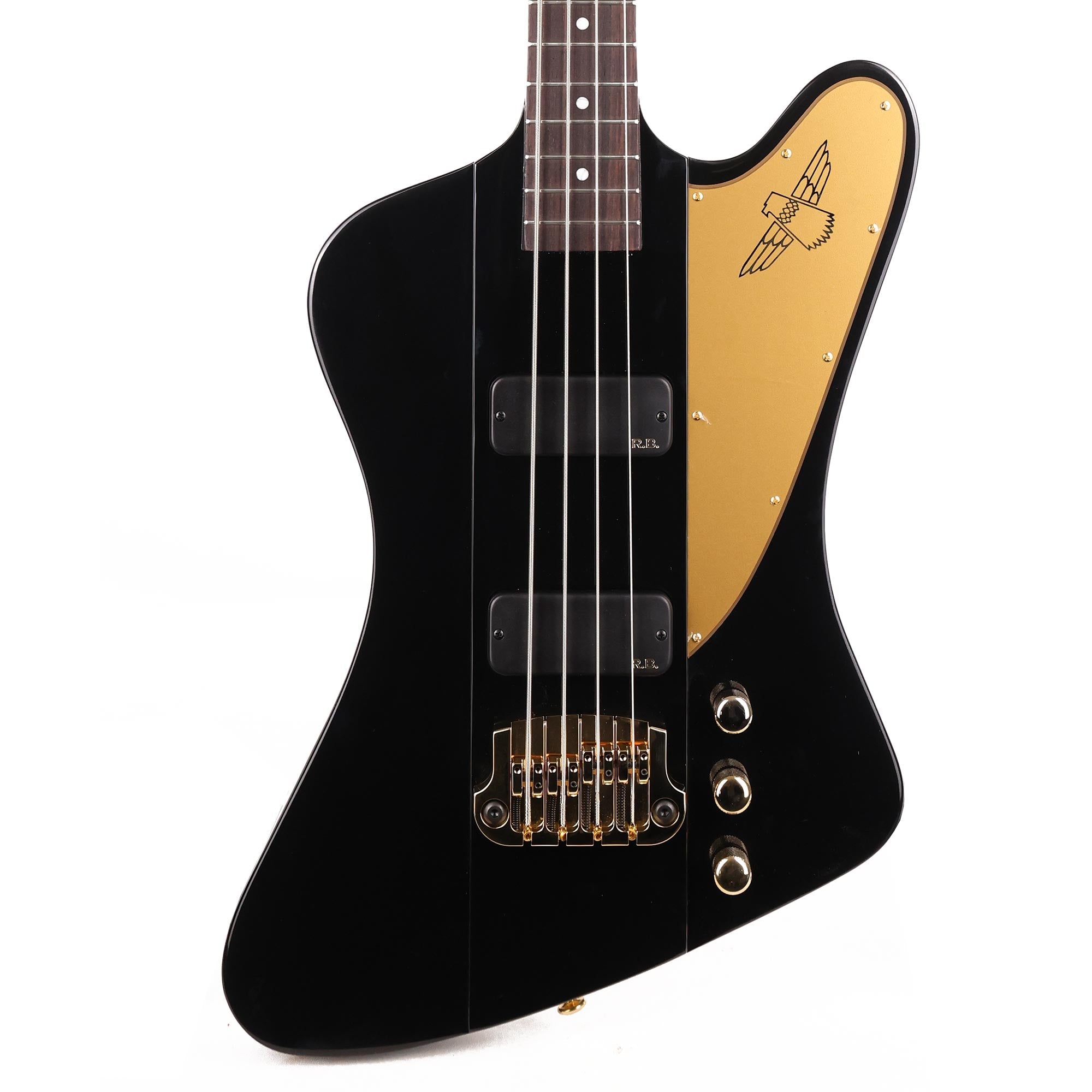 Gibson Rex Brown Signature Thunderbird Ebony | The Music Zoo