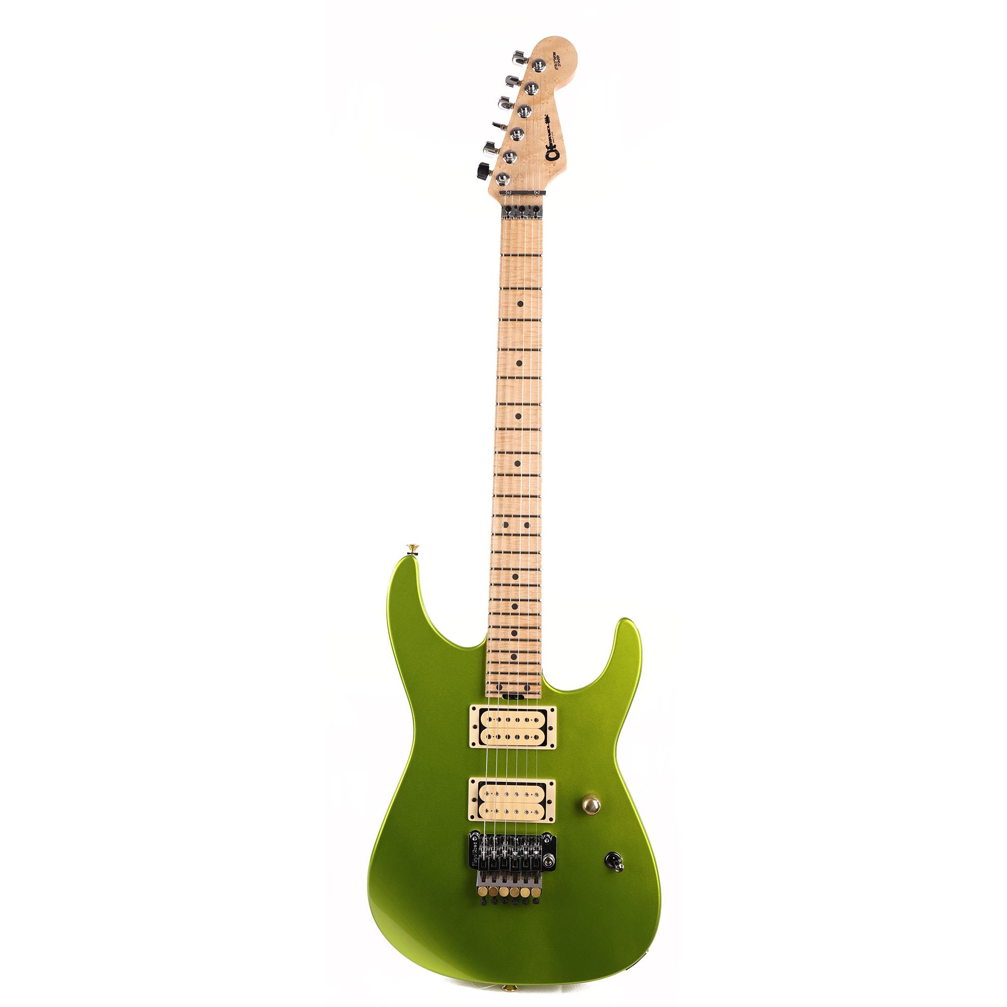 ギター Charvel / Limited Edition Charvel Custom Shop Dinky FR Lime Green Metallic | The Music Zoo