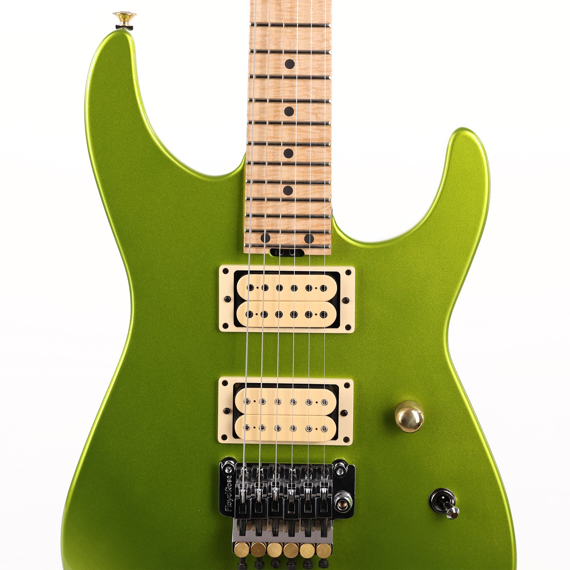 Charvel Custom Shop Dinky FR Lime Green Metallic | The Music Zoo