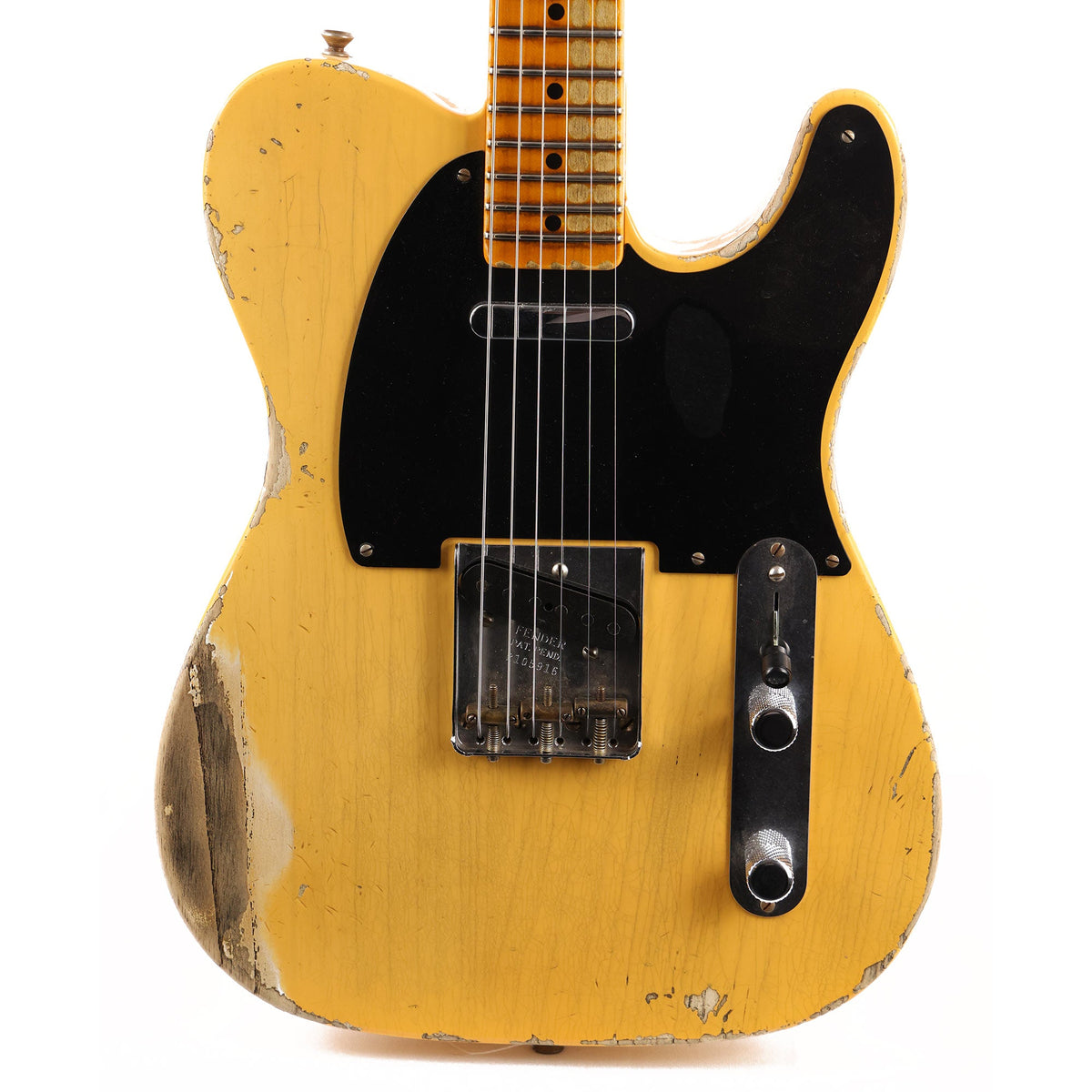 Fender Custom Shop 70th Anniversary Broadcaster Heavy Relic Aged Nocaster Blonde 2020 — 1